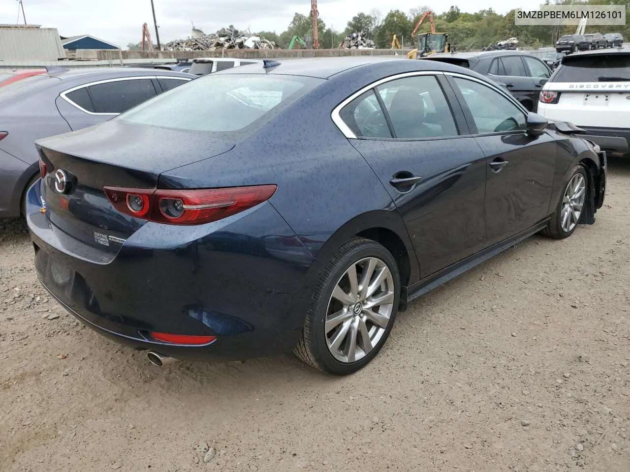 2020 Mazda 3 Premium VIN: 3MZBPBEM6LM126101 Lot: 72664404