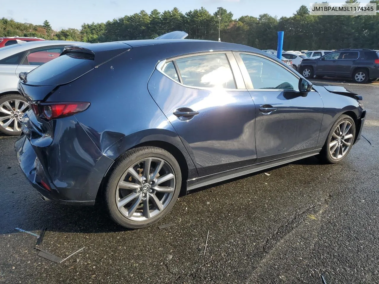 2020 Mazda 3 VIN: JM1BPALM3L1174345 Lot: 74693994