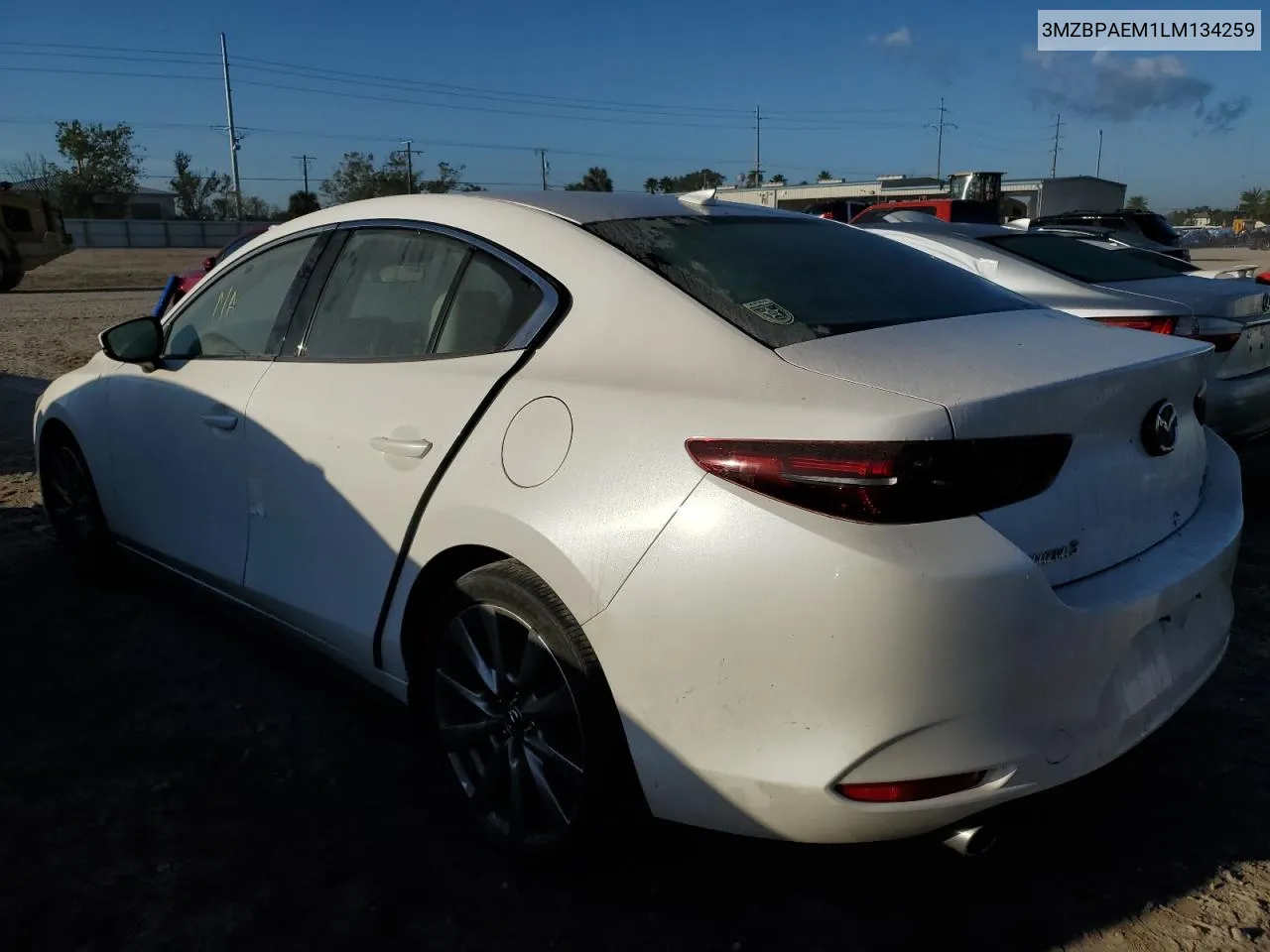 2020 Mazda 3 Premium VIN: 3MZBPAEM1LM134259 Lot: 74742724