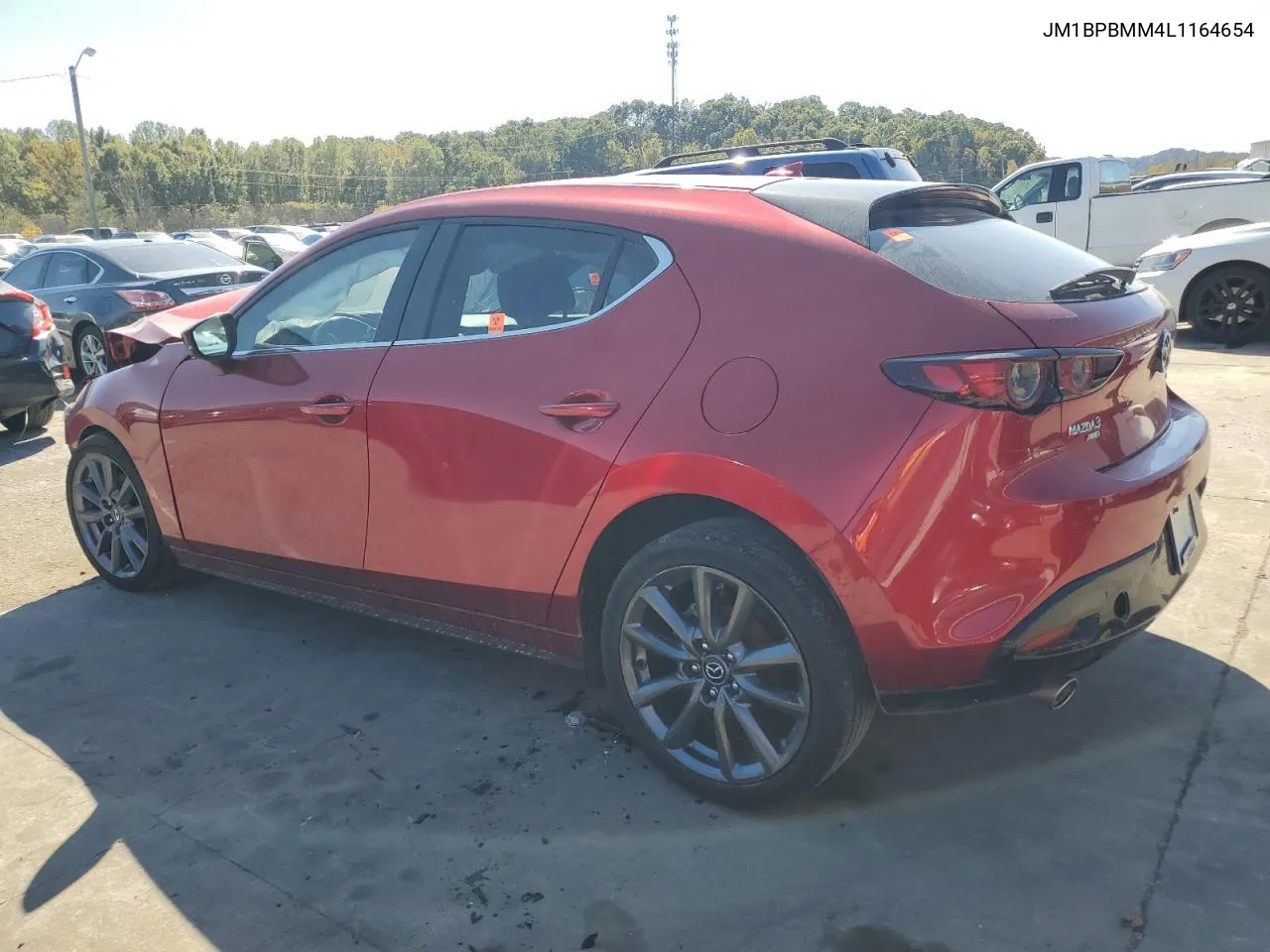 2020 Mazda 3 Preferred VIN: JM1BPBMM4L1164654 Lot: 76779914