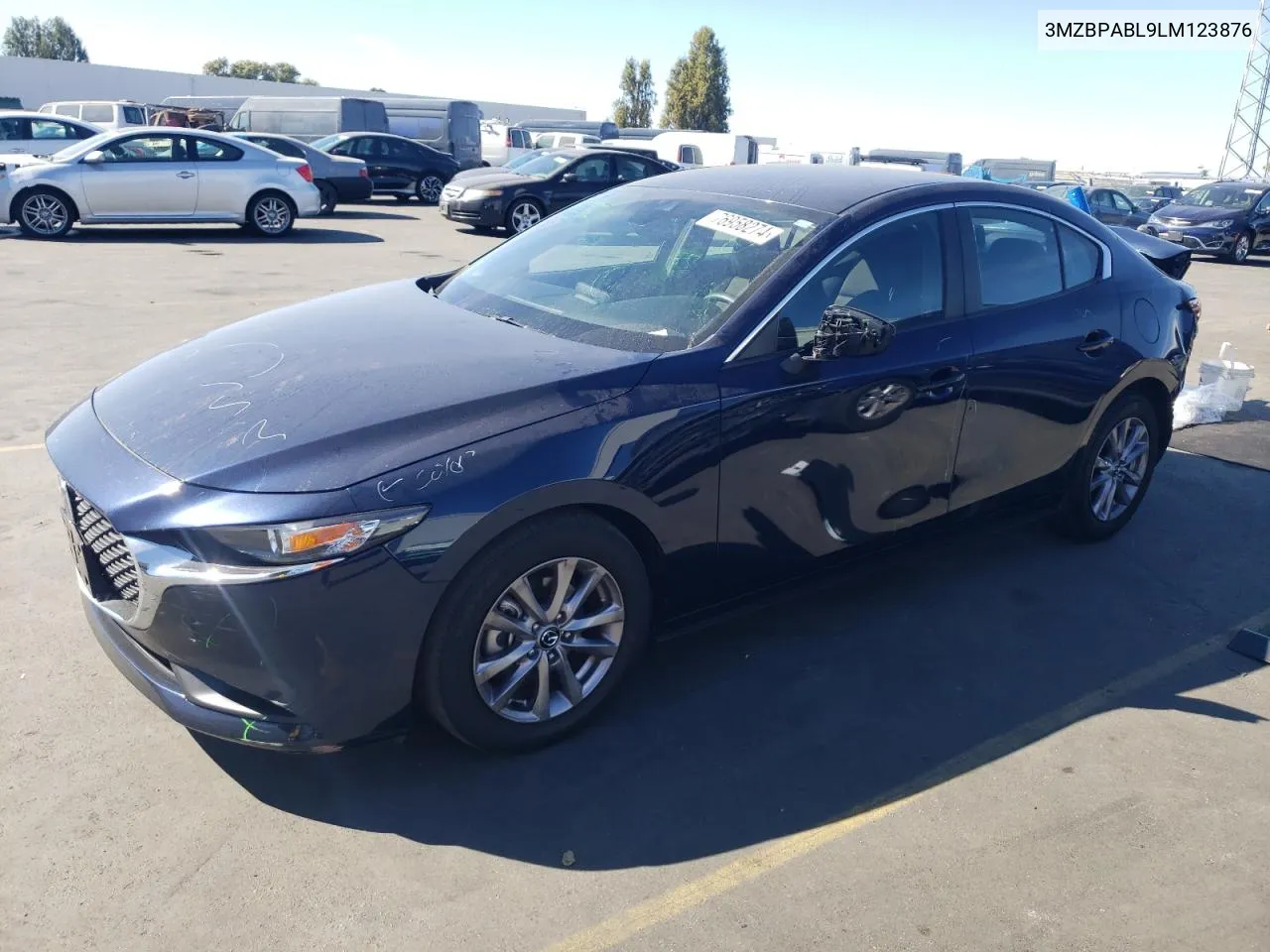 2020 Mazda 3 VIN: 3MZBPABL9LM123876 Lot: 76958274