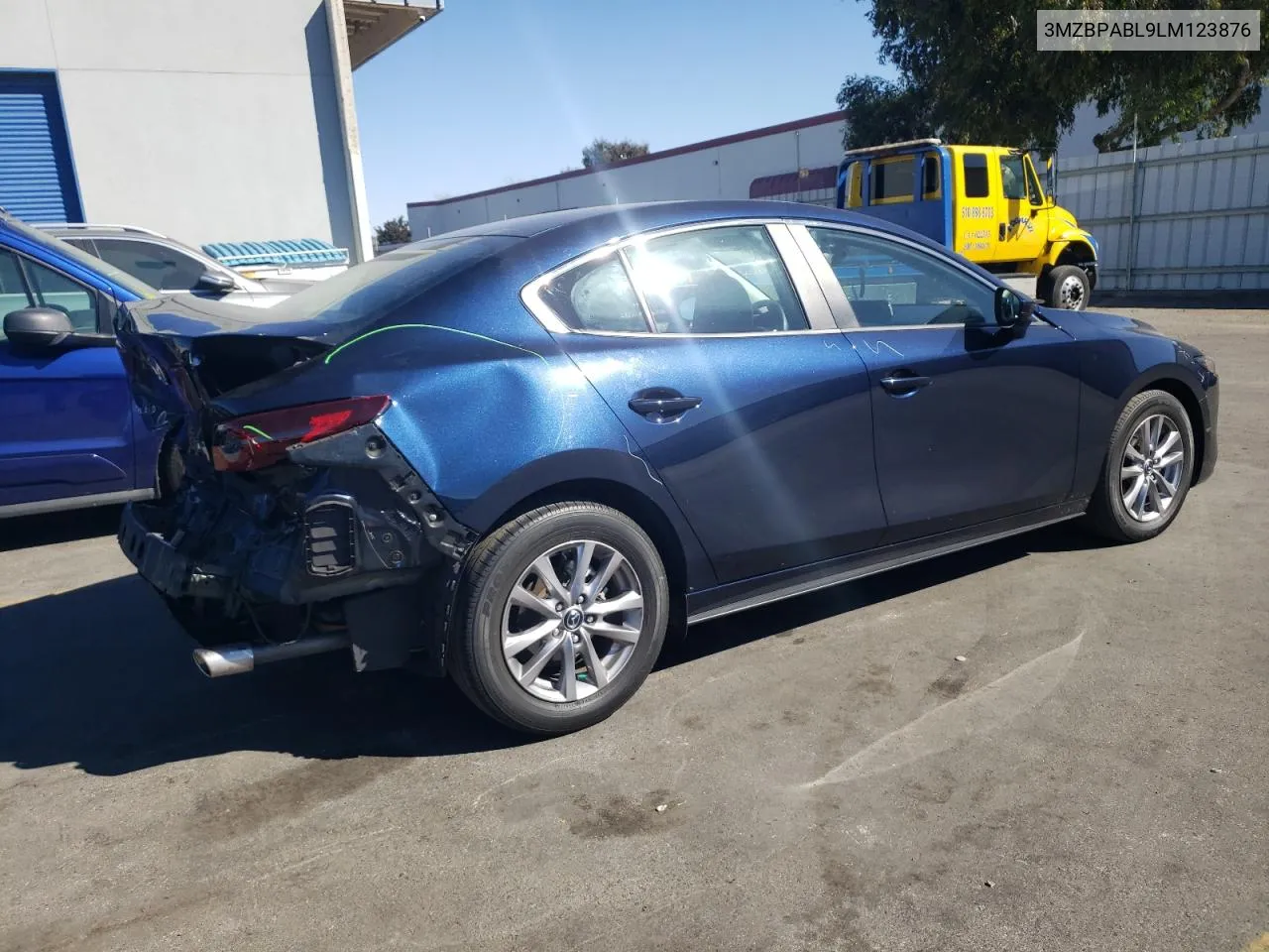 2020 Mazda 3 VIN: 3MZBPABL9LM123876 Lot: 76958274