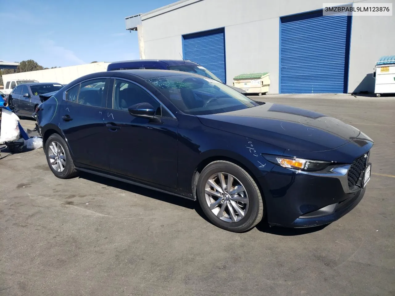 2020 Mazda 3 VIN: 3MZBPABL9LM123876 Lot: 76958274