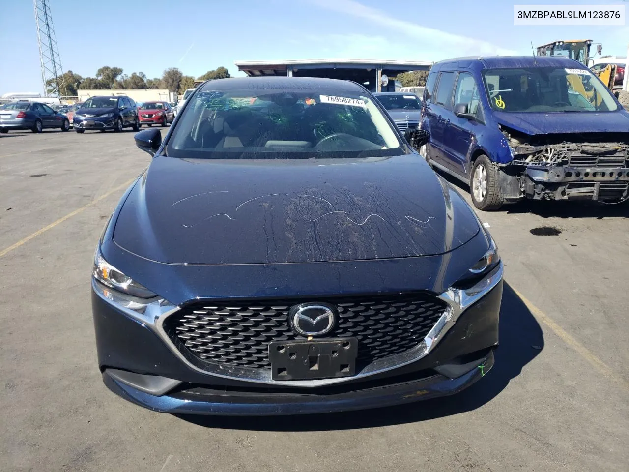 2020 Mazda 3 VIN: 3MZBPABL9LM123876 Lot: 76958274