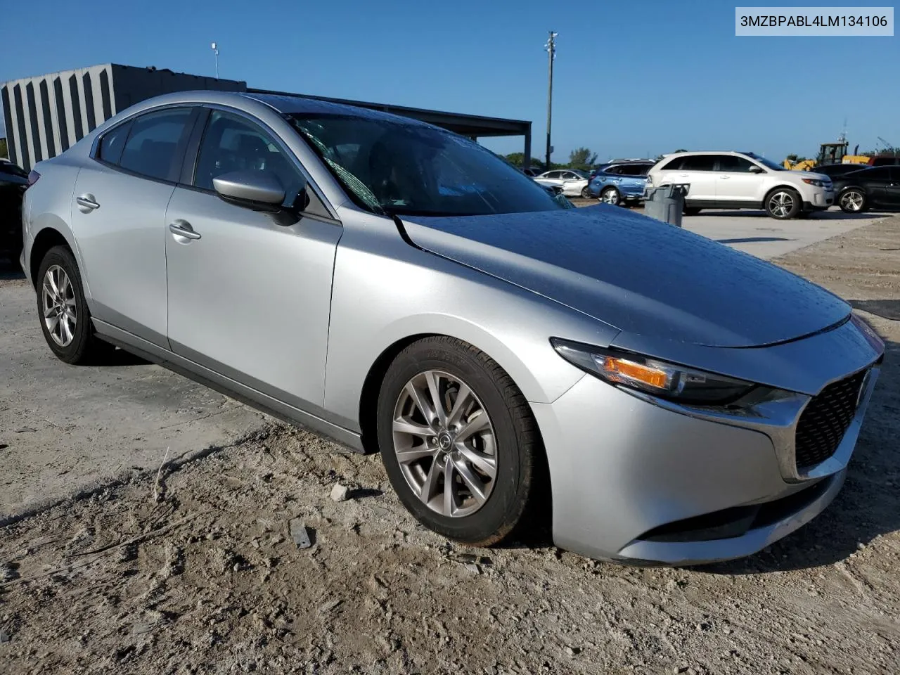 2020 Mazda 3 VIN: 3MZBPABL4LM134106 Lot: 77611794