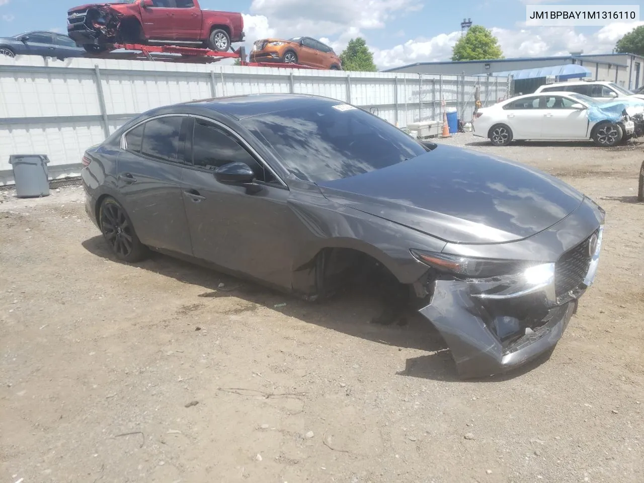 JM1BPBAY1M1316110 2021 Mazda 3