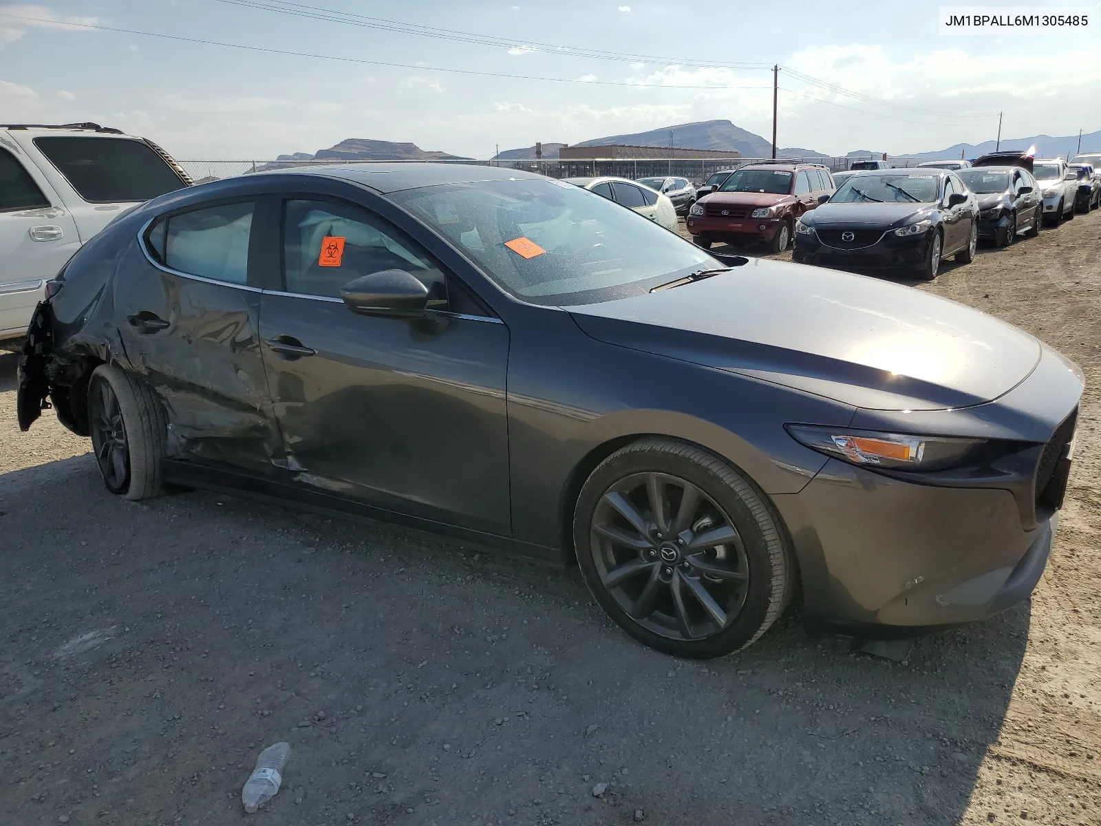 2021 Mazda 3 Preferred VIN: JM1BPALL6M1305485 Lot: 63308384