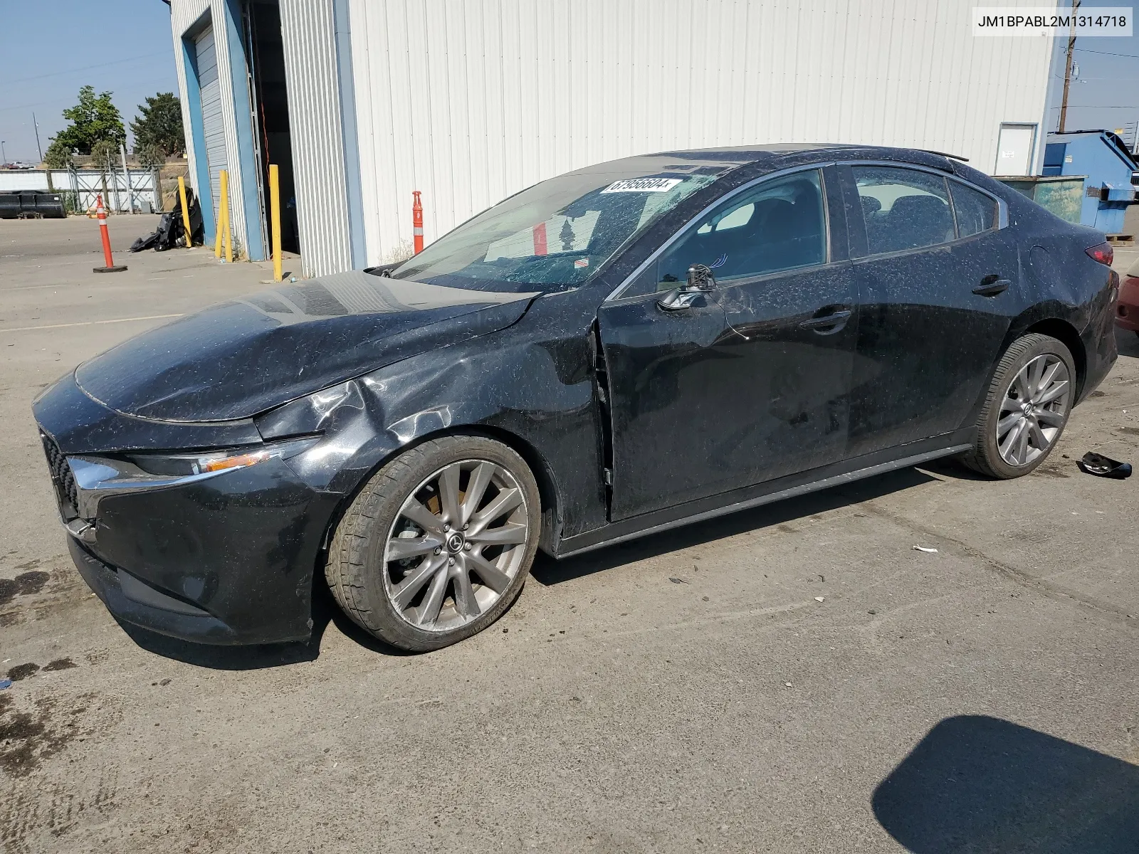 2021 Mazda 3 Select VIN: JM1BPABL2M1314718 Lot: 67956604