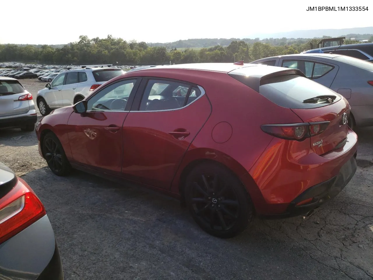 2021 Mazda 3 Premium VIN: JM1BPBML1M1333554 Lot: 68599754