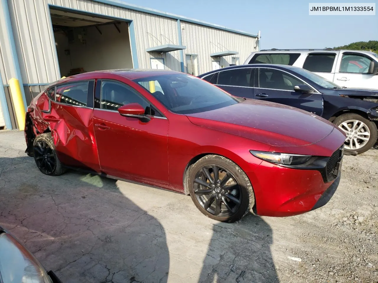 2021 Mazda 3 Premium VIN: JM1BPBML1M1333554 Lot: 68599754