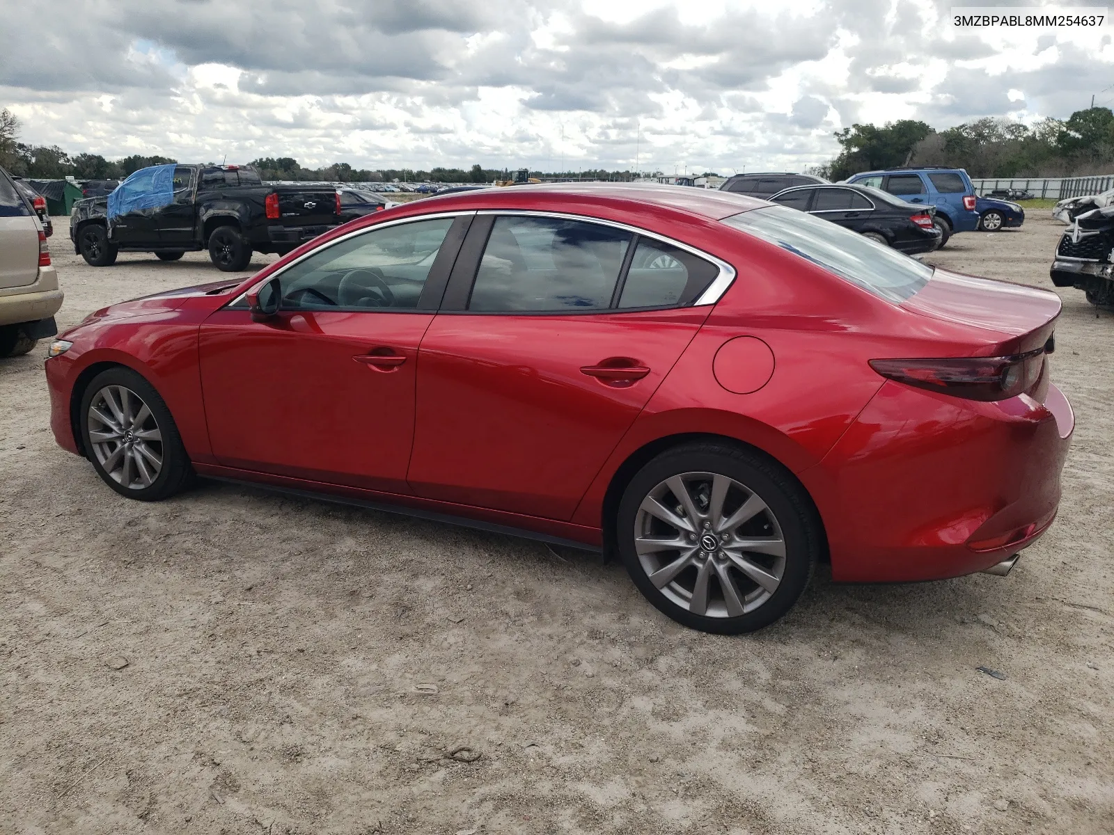 2021 Mazda 3 Select VIN: 3MZBPABL8MM254637 Lot: 68730354