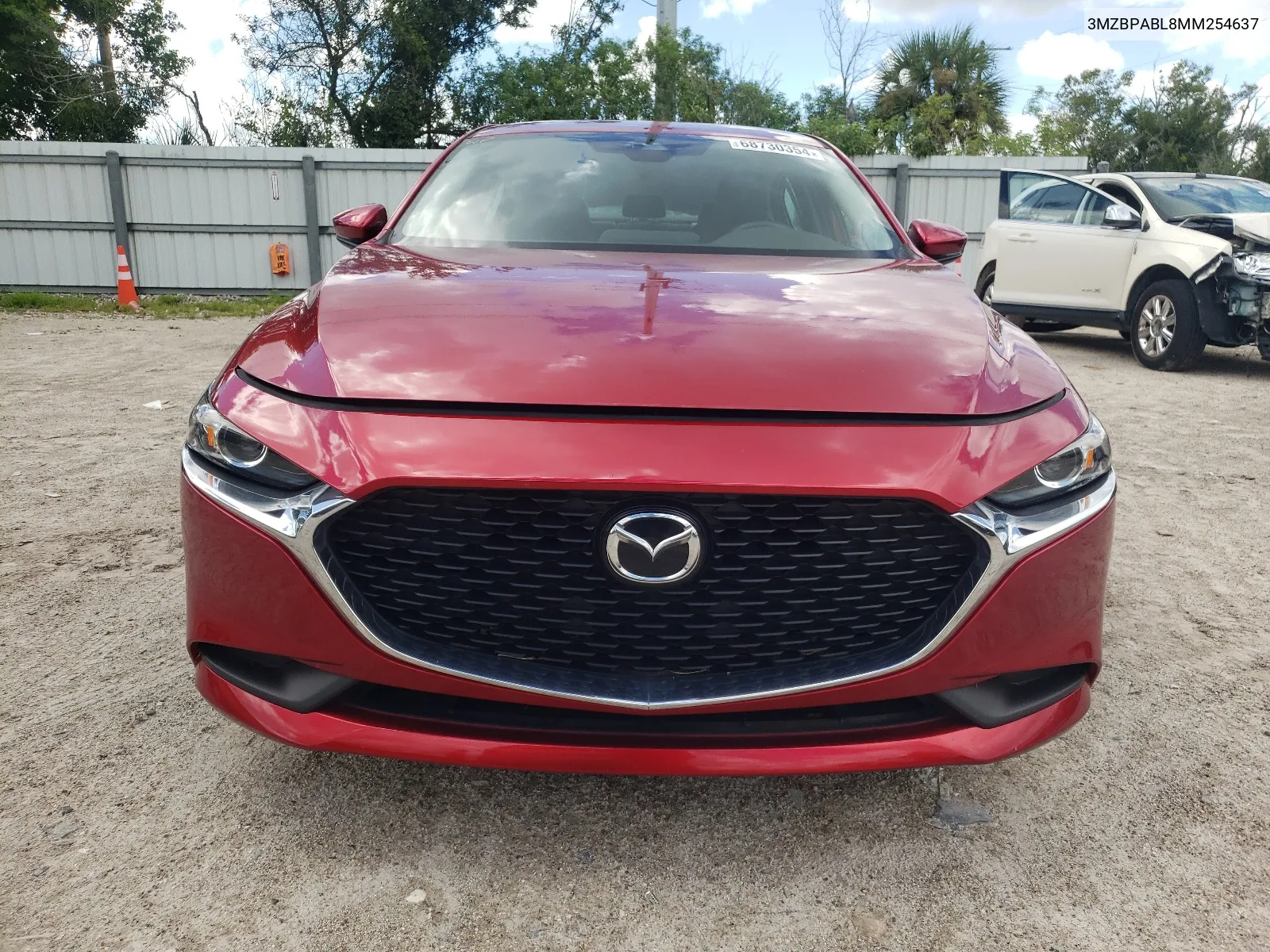 2021 Mazda 3 Select VIN: 3MZBPABL8MM254637 Lot: 68730354