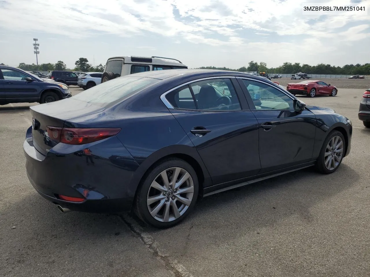 2021 Mazda 3 Select VIN: 3MZBPBBL7MM251041 Lot: 69205084