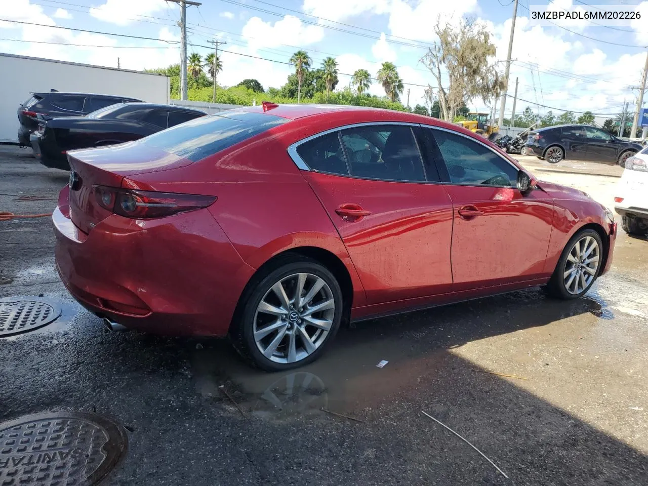 2021 Mazda 3 Premium VIN: 3MZBPADL6MM202226 Lot: 69442814