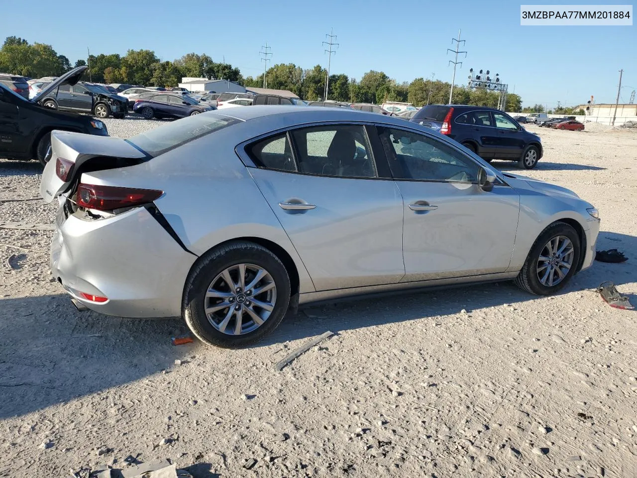 2021 Mazda 3 VIN: 3MZBPAA77MM201884 Lot: 70035234