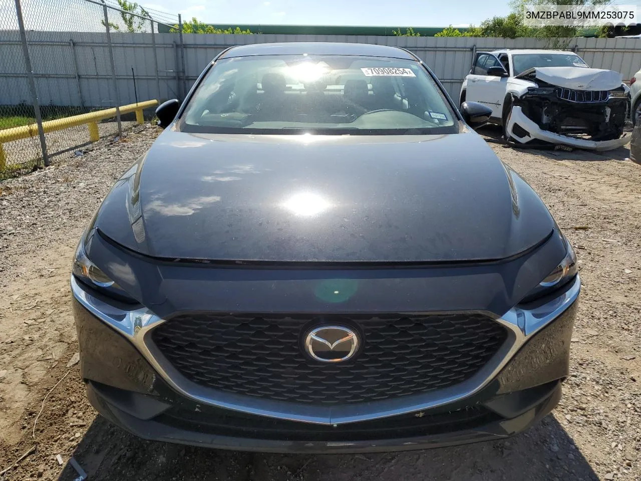 2021 Mazda 3 Select VIN: 3MZBPABL9MM253075 Lot: 70908254