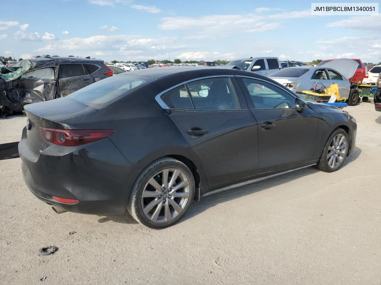 2021 Mazda 3 Preferred VIN: JM1BPBCL8M1340051 Lot: 70929784