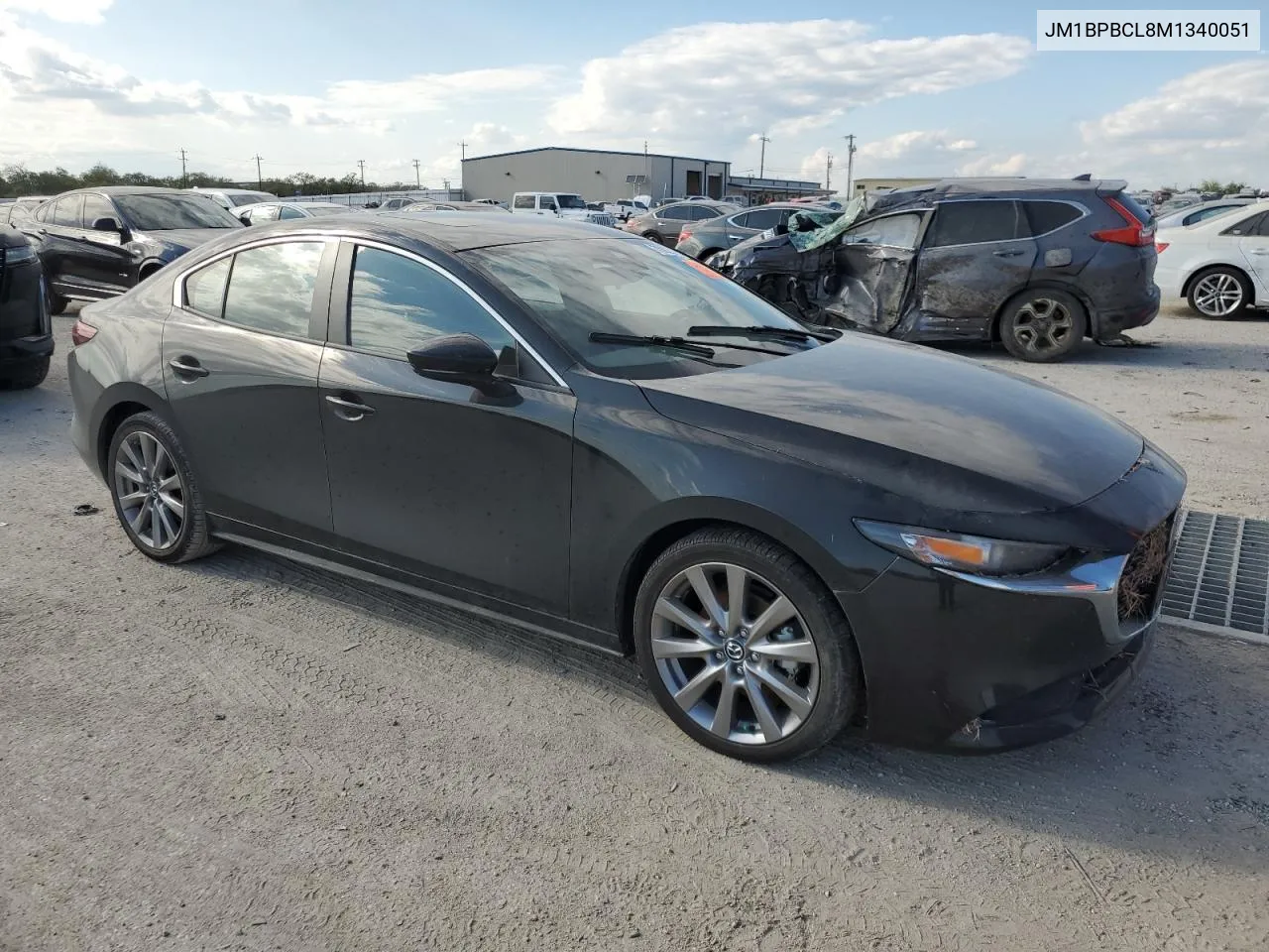 2021 Mazda 3 Preferred VIN: JM1BPBCL8M1340051 Lot: 70929784