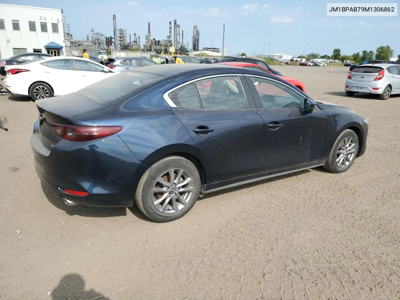 2021 Mazda 3 Select VIN: JM1BPAB79M1306862 Lot: 71357544