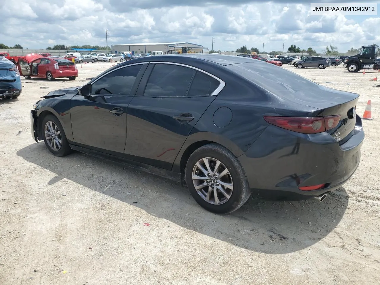 2021 Mazda 3 VIN: JM1BPAA70M1342912 Lot: 71357584