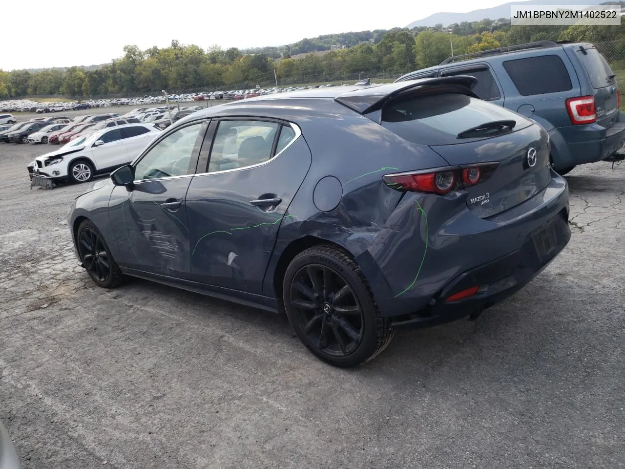 2021 Mazda 3 Premium Plus VIN: JM1BPBNY2M1402522 Lot: 71423004