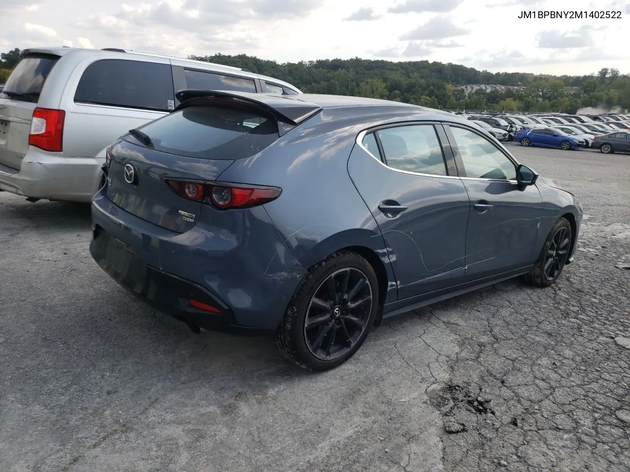 2021 Mazda 3 Premium Plus VIN: JM1BPBNY2M1402522 Lot: 71423004