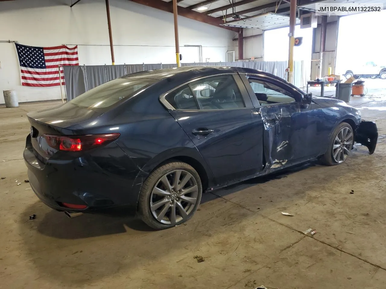 2021 Mazda 3 Select VIN: JM1BPABL6M1322532 Lot: 71571414