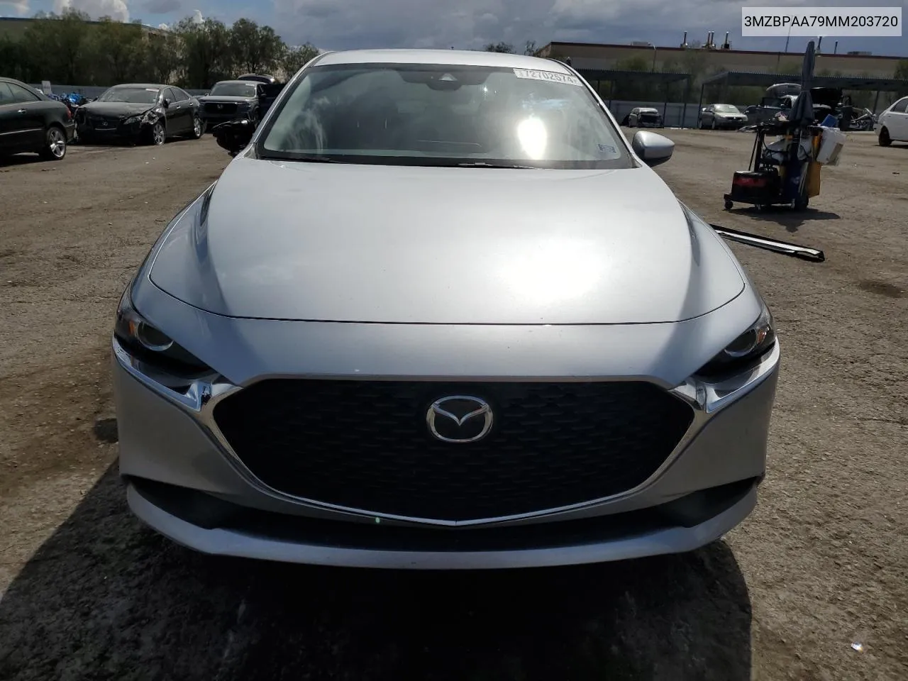 2021 Mazda 3 VIN: 3MZBPAA79MM203720 Lot: 72702574