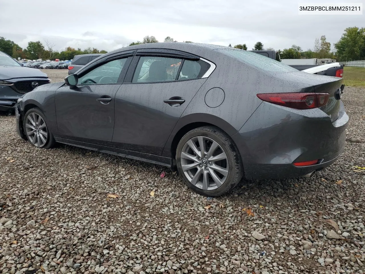 2021 Mazda 3 Preferred VIN: 3MZBPBCL8MM251211 Lot: 73426174