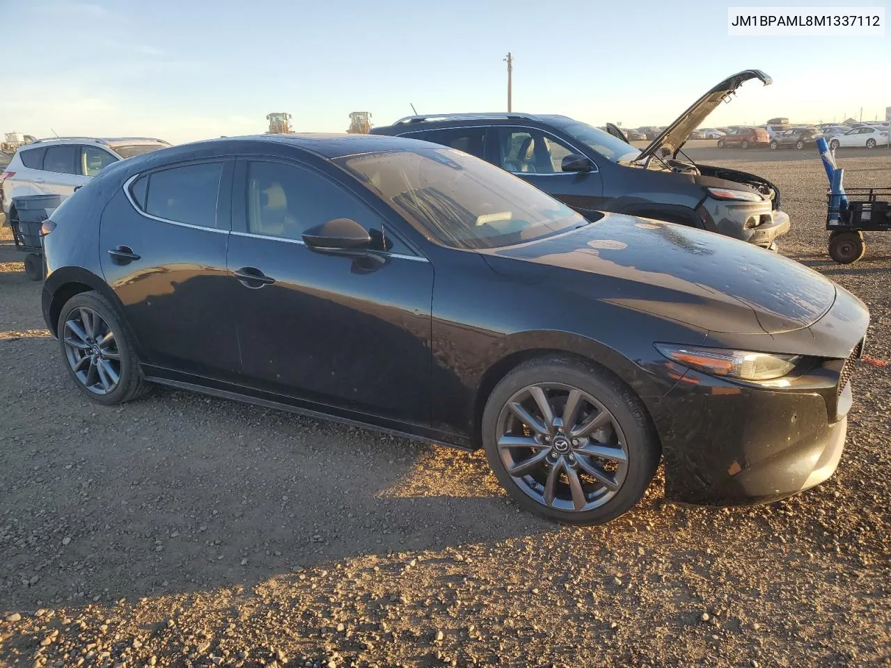 2021 Mazda 3 Premium VIN: JM1BPAML8M1337112 Lot: 73925494