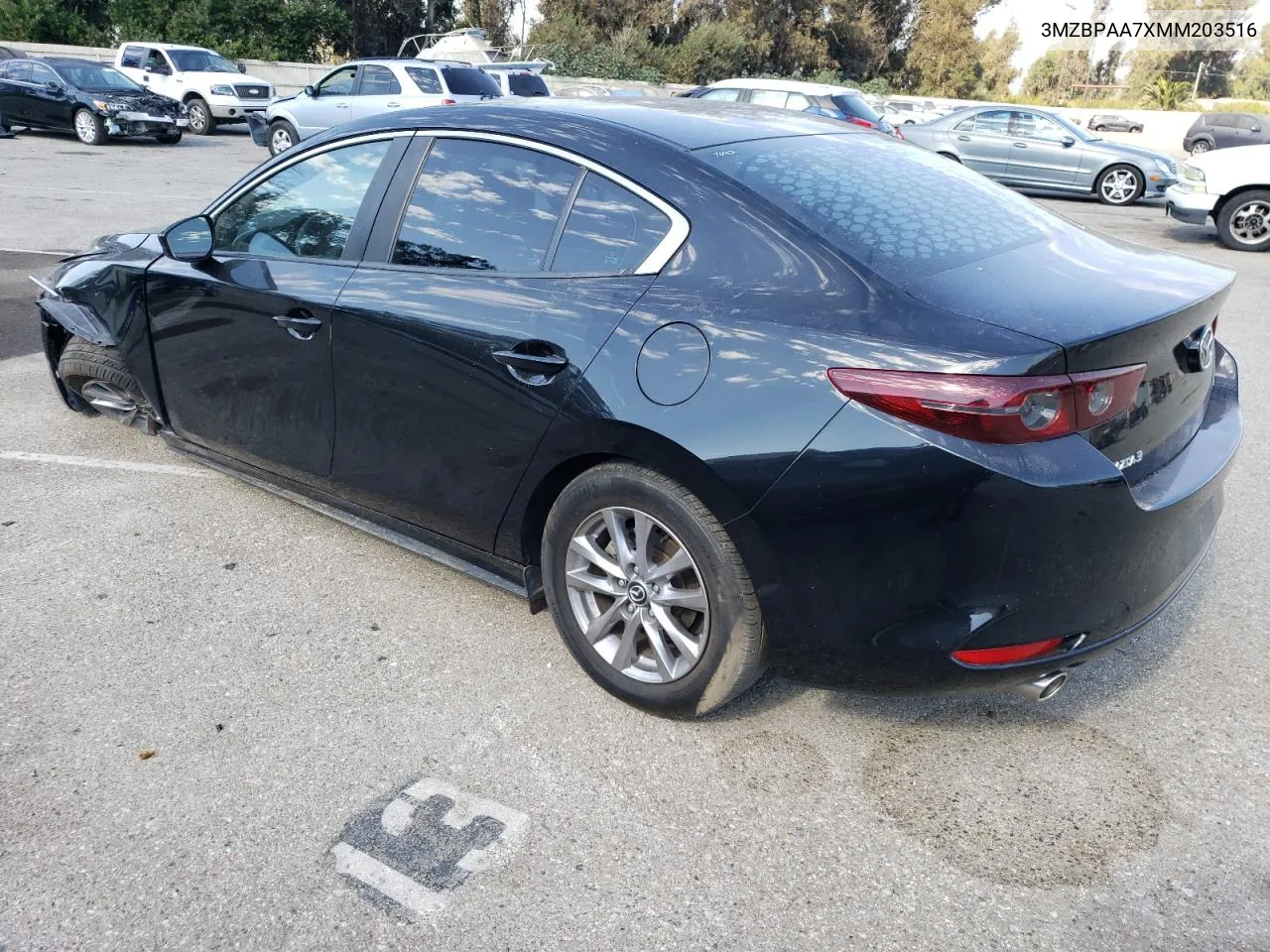 2021 Mazda 3 VIN: 3MZBPAA7XMM203516 Lot: 74124324