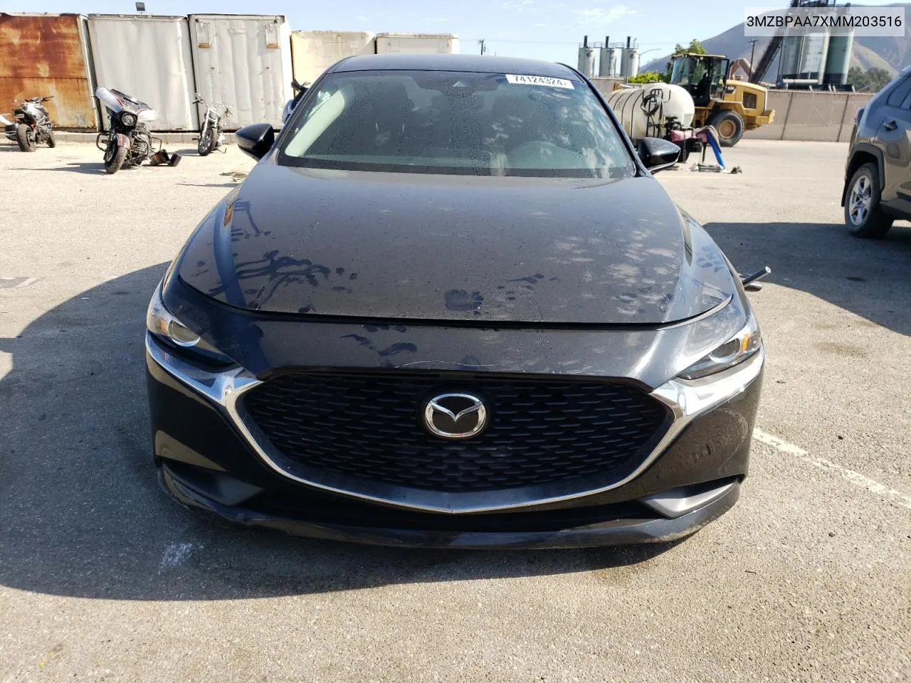 2021 Mazda 3 VIN: 3MZBPAA7XMM203516 Lot: 74124324