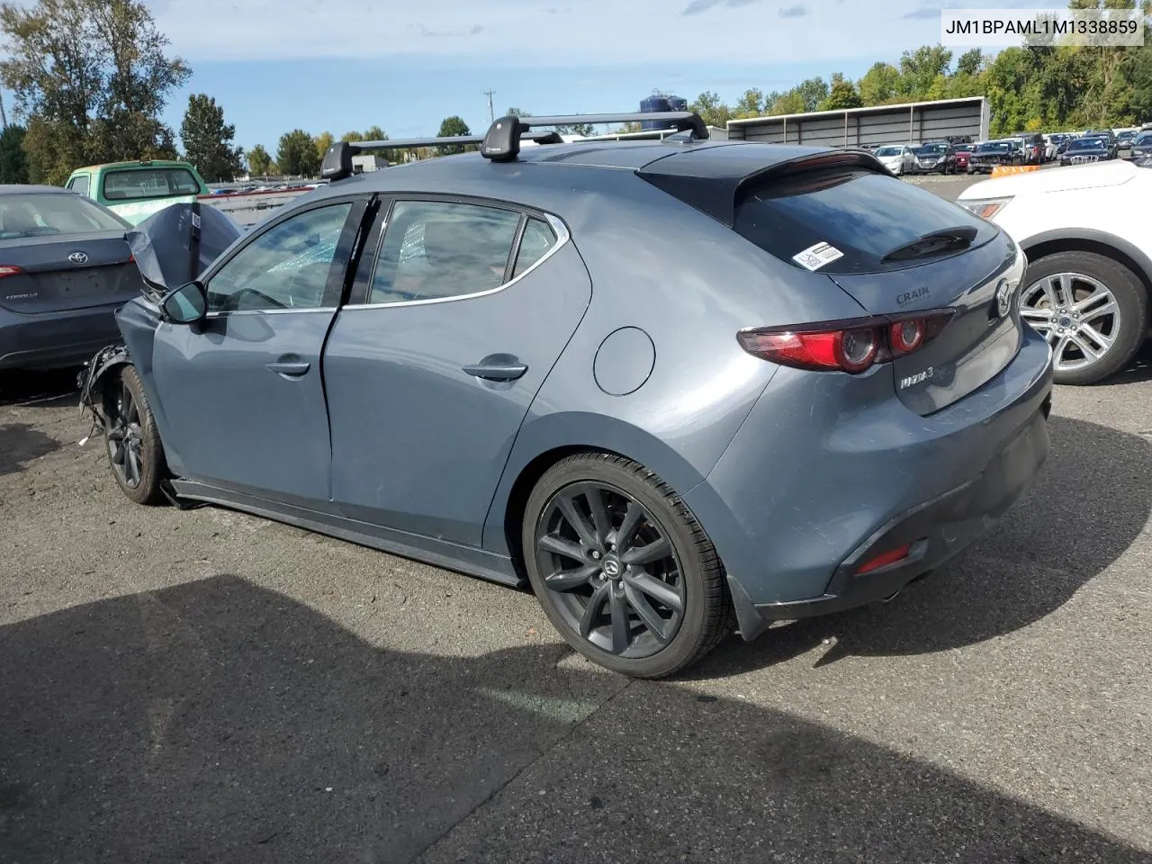 2021 Mazda 3 Premium VIN: JM1BPAML1M1338859 Lot: 74773574