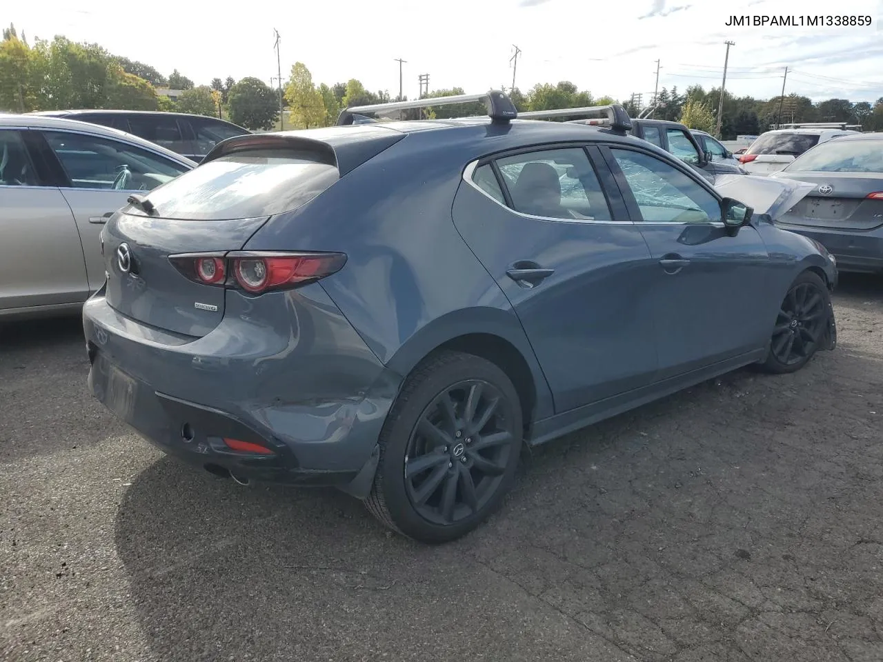 2021 Mazda 3 Premium VIN: JM1BPAML1M1338859 Lot: 74773574