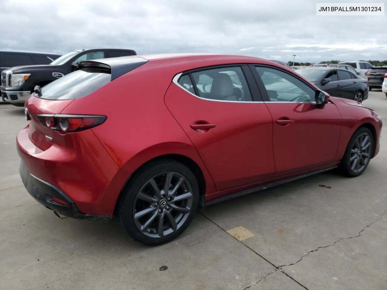 2021 Mazda 3 Preferred VIN: JM1BPALL5M1301234 Lot: 74801064