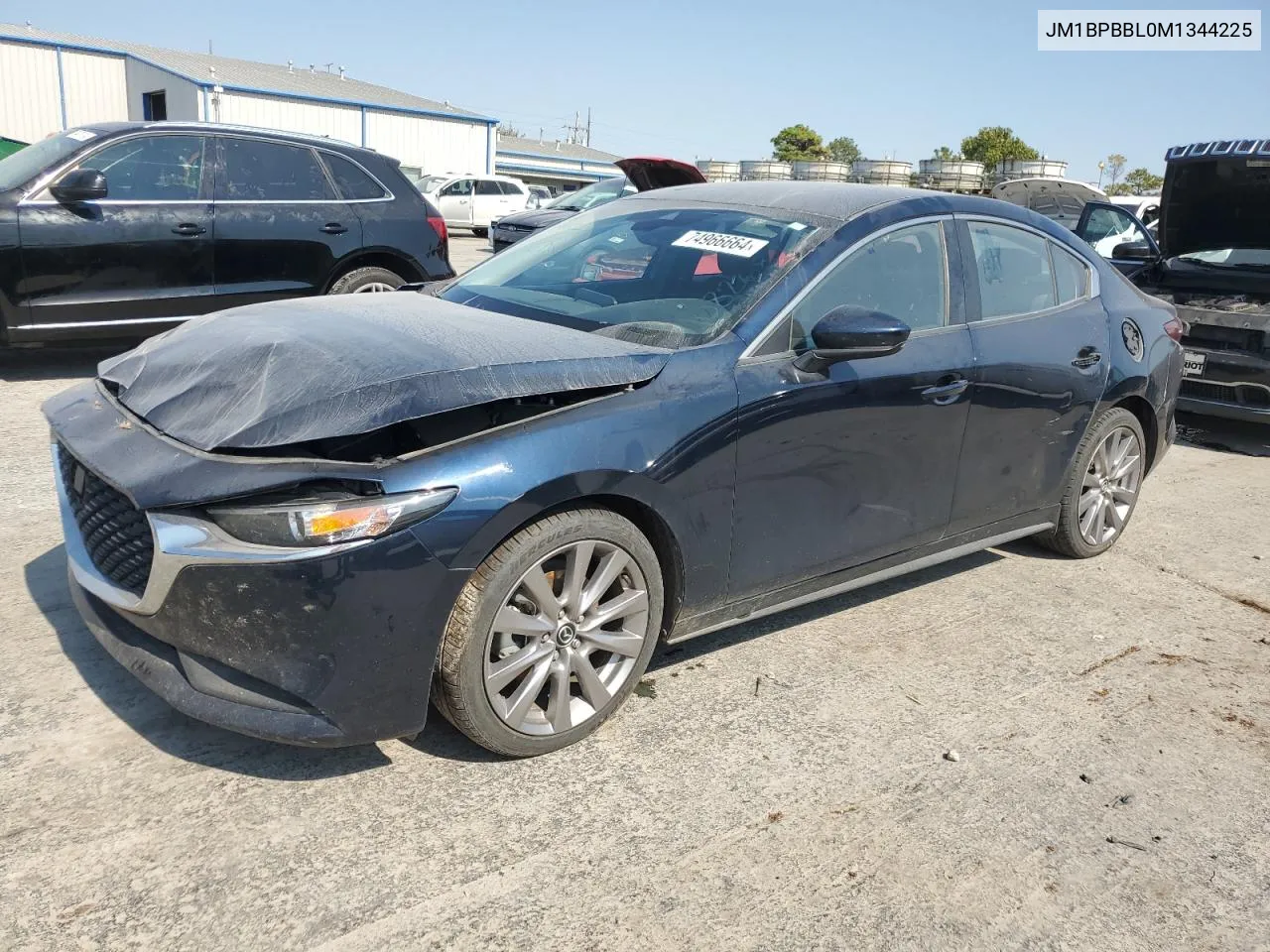 2021 Mazda 3 Select VIN: JM1BPBBL0M1344225 Lot: 74966664