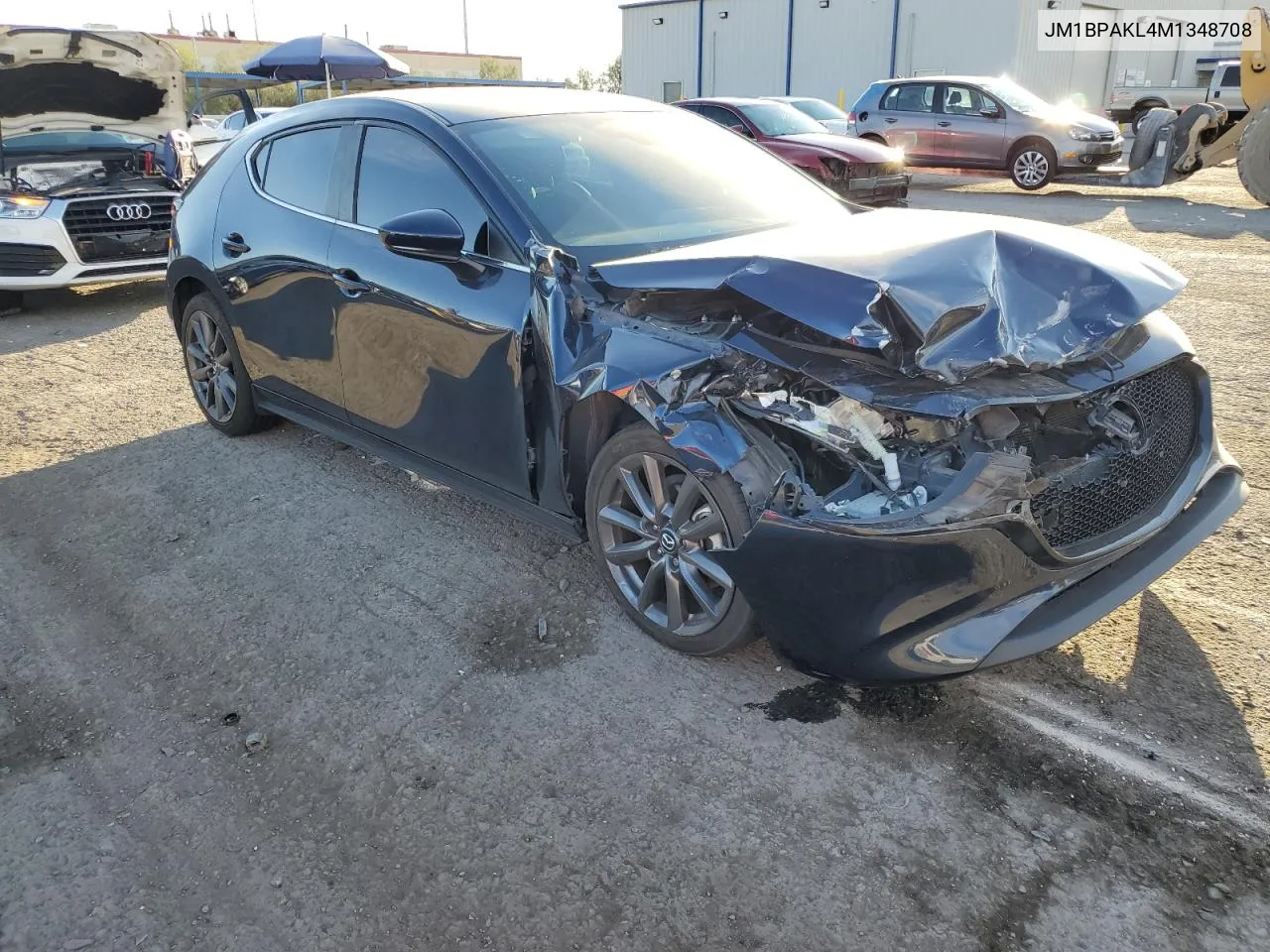 2021 Mazda 3 Select VIN: JM1BPAKL4M1348708 Lot: 75841314