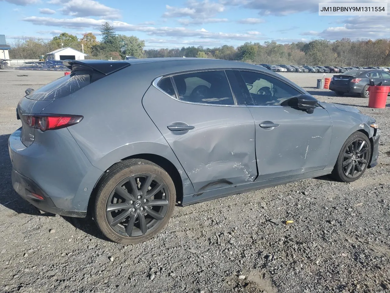 2021 Mazda 3 Premium Plus VIN: JM1BPBNY9M1311554 Lot: 76420874