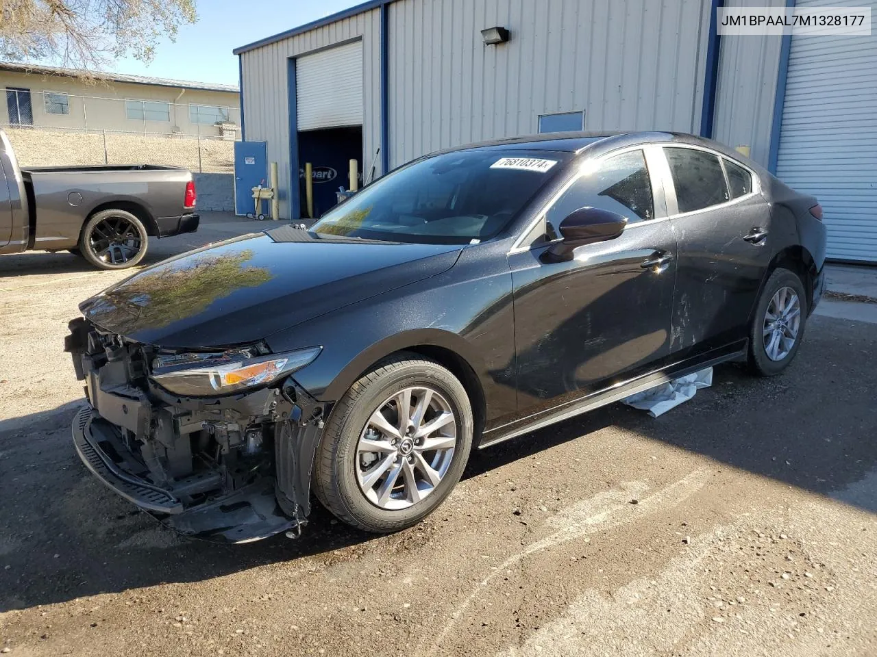 2021 Mazda 3 VIN: JM1BPAAL7M1328177 Lot: 76810374