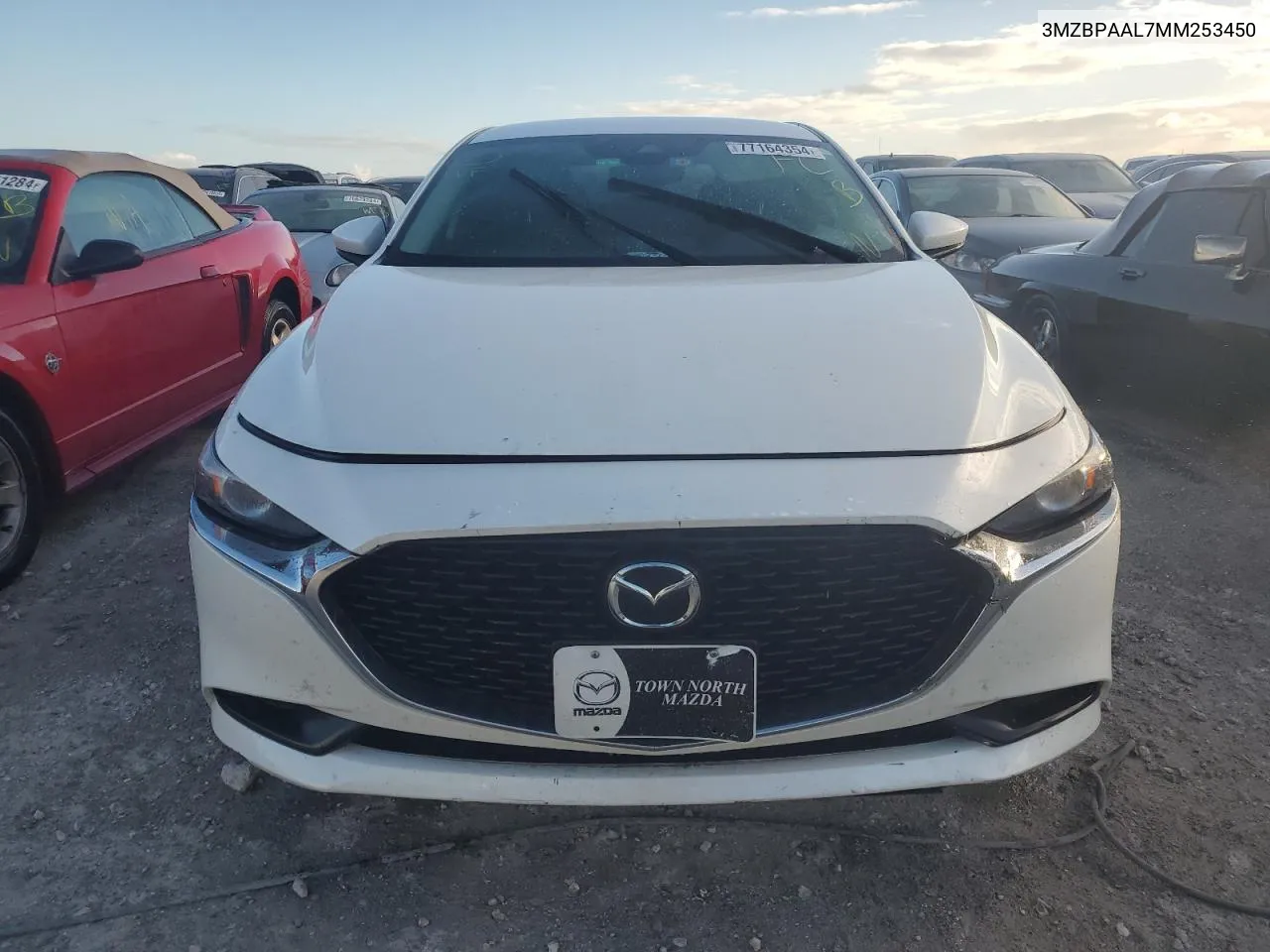 2021 Mazda 3 VIN: 3MZBPAAL7MM253450 Lot: 77164354