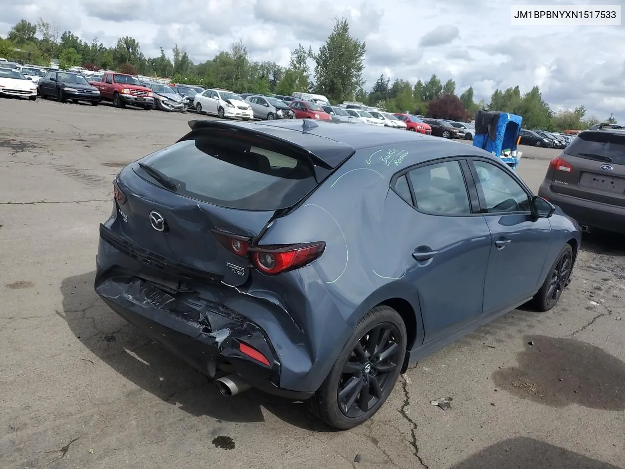 2022 Mazda 3 Premium Plus VIN: JM1BPBNYXN1517533 Lot: 53079104