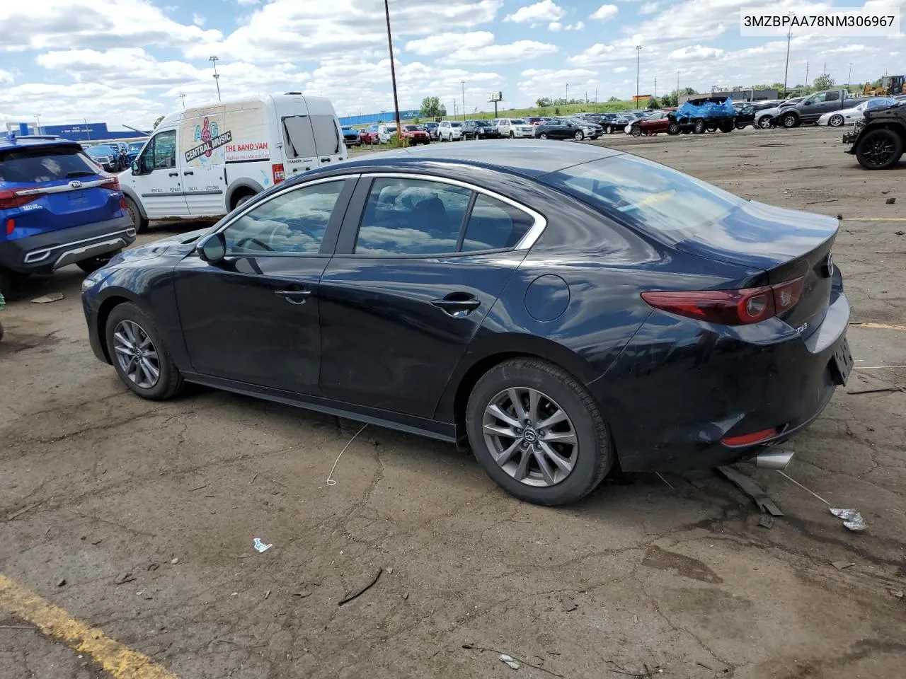 2022 Mazda 3 VIN: 3MZBPAA78NM306967 Lot: 60905384