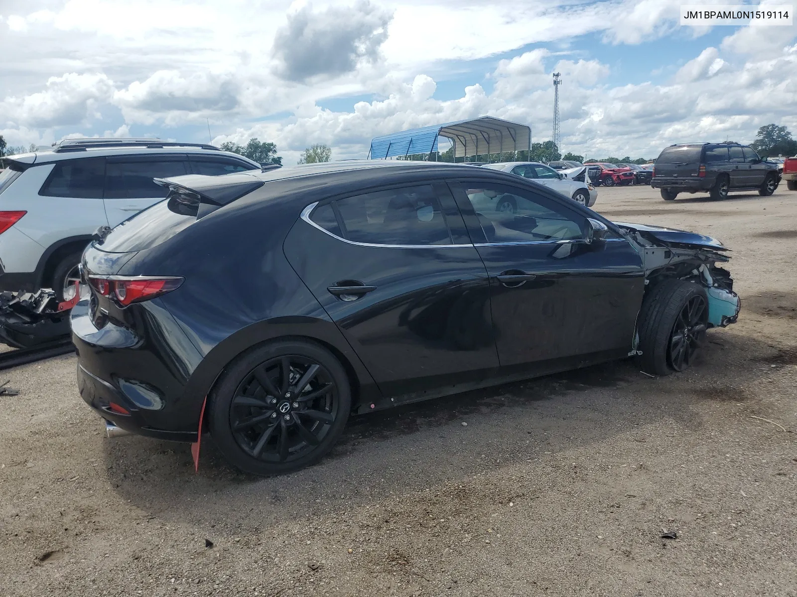 2022 Mazda 3 Premium VIN: JM1BPAML0N1519114 Lot: 63686584