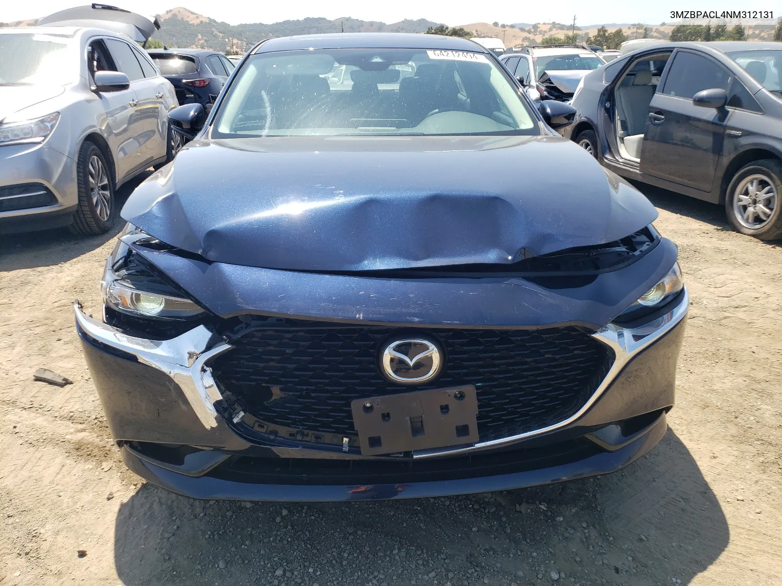 3MZBPACL4NM312131 2022 Mazda 3 Preferred