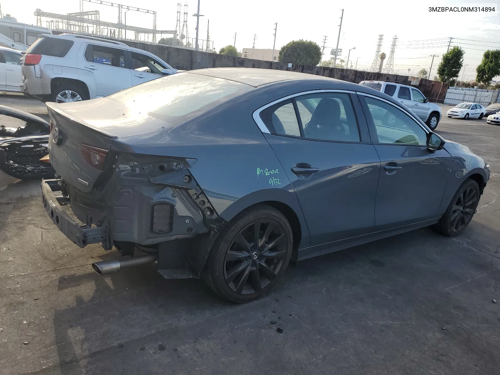 2022 Mazda 3 Preferred VIN: 3MZBPACL0NM314894 Lot: 66431964