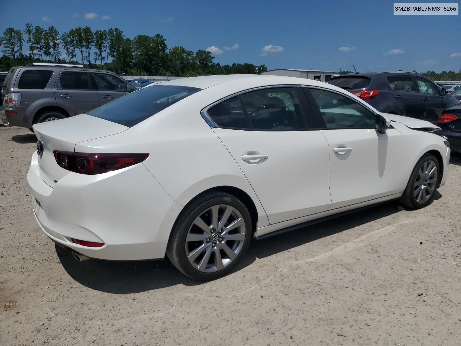 2022 Mazda 3 Select VIN: 3MZBPABL7NM315266 Lot: 67498204