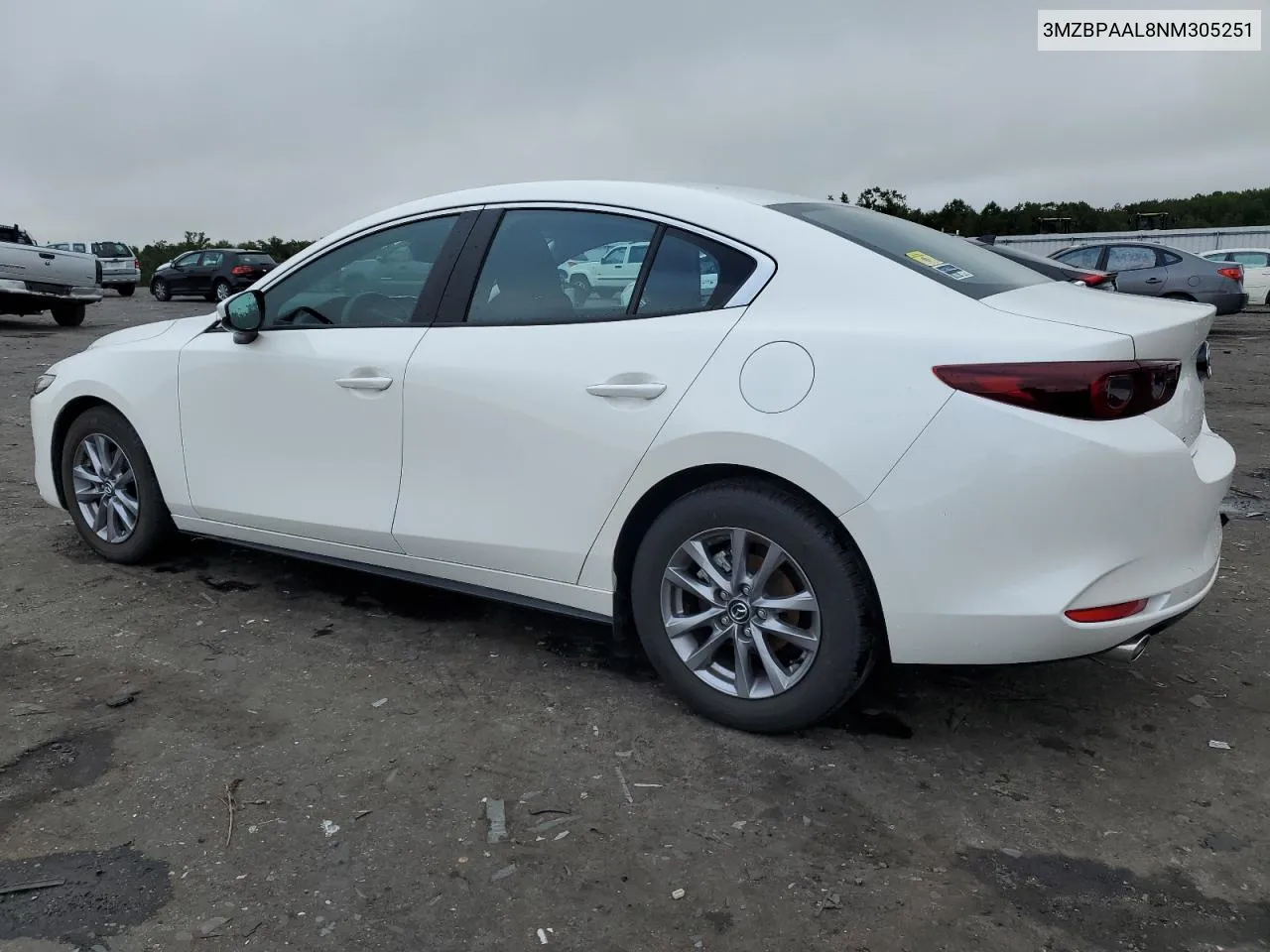 2022 Mazda 3 VIN: 3MZBPAAL8NM305251 Lot: 69803974