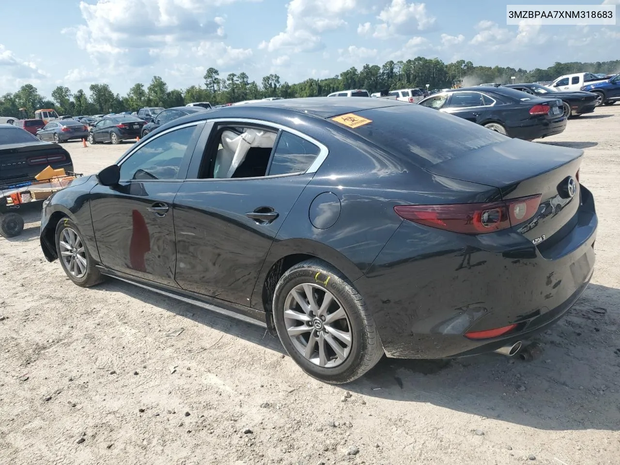 2022 Mazda 3 VIN: 3MZBPAA7XNM318683 Lot: 70668574