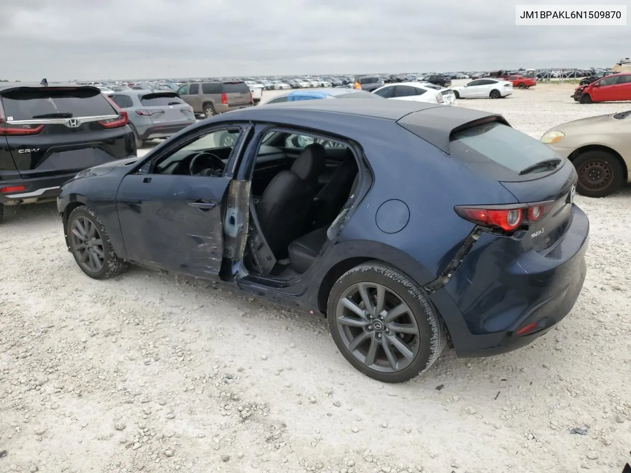 2022 Mazda 3 Select VIN: JM1BPAKL6N1509870 Lot: 71037544