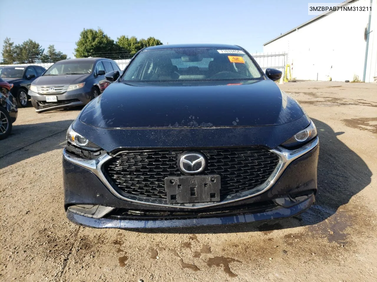 2022 Mazda 3 Select VIN: 3MZBPAB71NM313211 Lot: 71633454